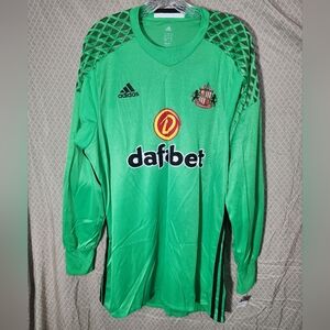 SUNDERLAND 2016-17 GOALKEEPER FOOTBALL JERSEY ADIDAS ADIZERO SIZE XL New W/Tags